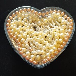 12 Faux Pearl Necklaces